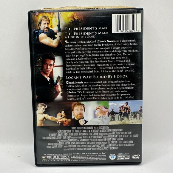Chuck Norris Three Film Collector's Set: The President's Man Not Rated - Picture 2 of 3
